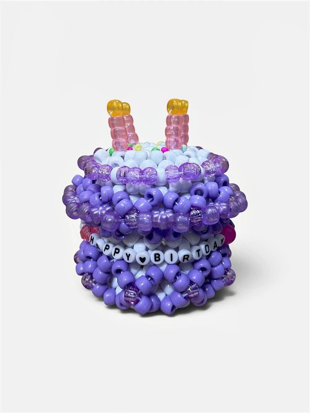 Kandi Cake Purple & White